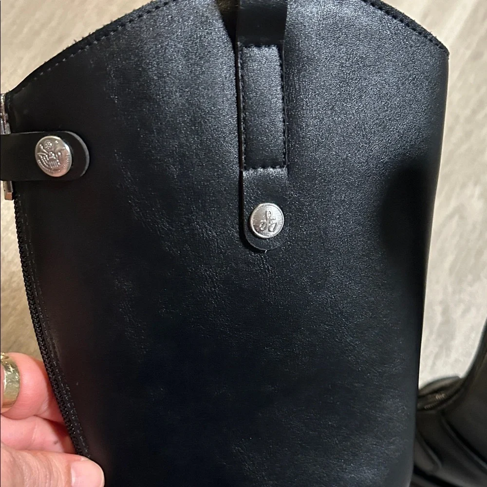 Sam Edelman Black Kids Boots with Silver Accents(NWOT)